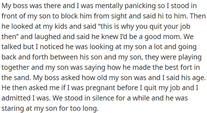 OP Was Anxious, Yet She Still Greeted Him and Began a Conversation.