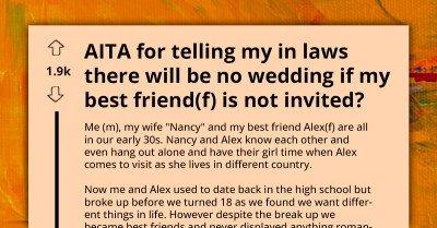 Man Gets Termed AH For Telling In-Laws That There Will Be No Wedding If His Best Friend Isn't Invited