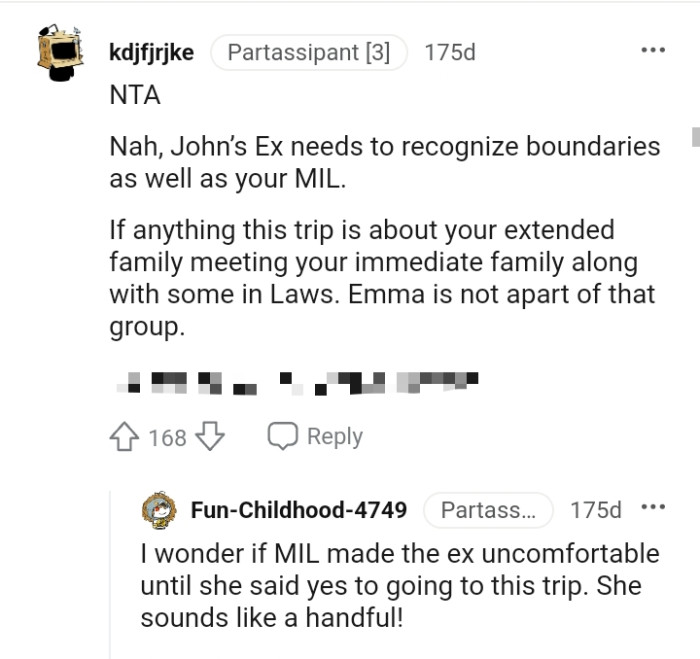 She is not a part of that group