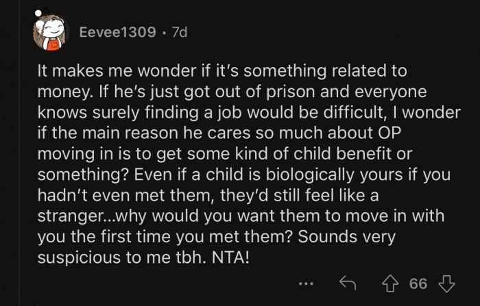 OP's dad is still a stranger to him despite their blood ties.