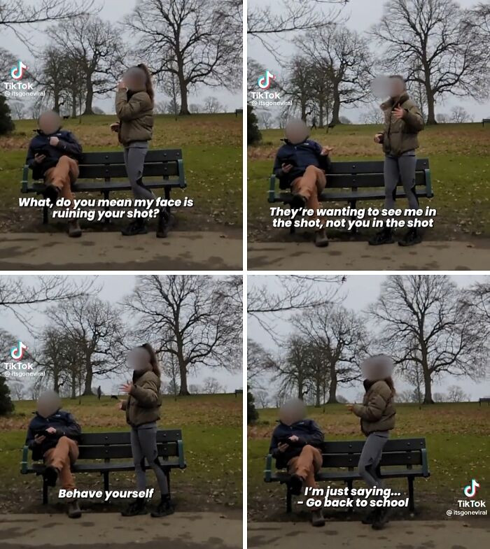 "An Entitled Fitness Influencer Goes Off On A Random Stranger In A Public Park Because He Walked Into The Background Of Her Livestream"
