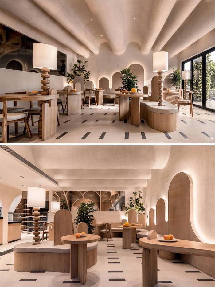 28. Loop Design Studio creates Myfresh Café in Panchkula, India.