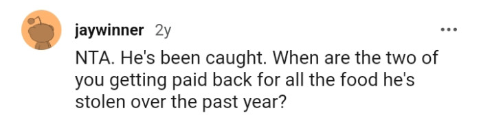 The thief has been caught