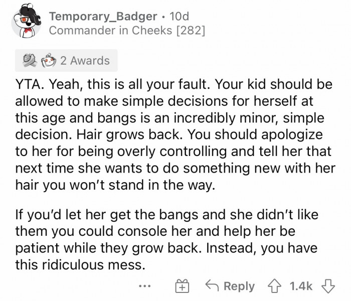 #16 Is this a flaw in parenting?