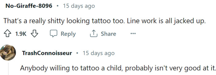 This is a very good point: