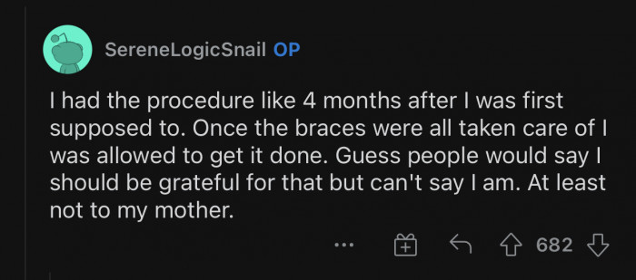 OP replied to the previous user's comment: