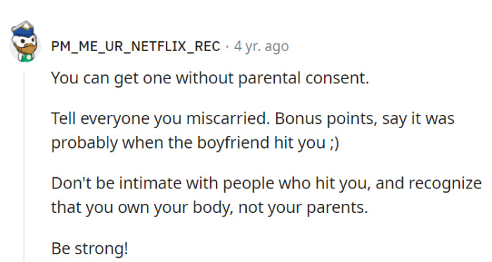 No consent needed; blame the 