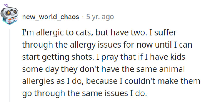 Here's to hoping this commenter's future kids are more 