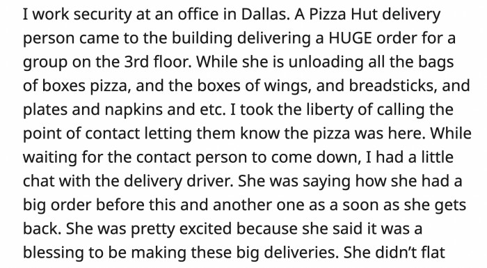 OP asked for her Cash App and sent her $50