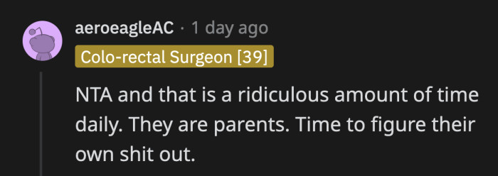 They want OP to let go of all of her plans at a pivotal moment in her life. How is that fair?