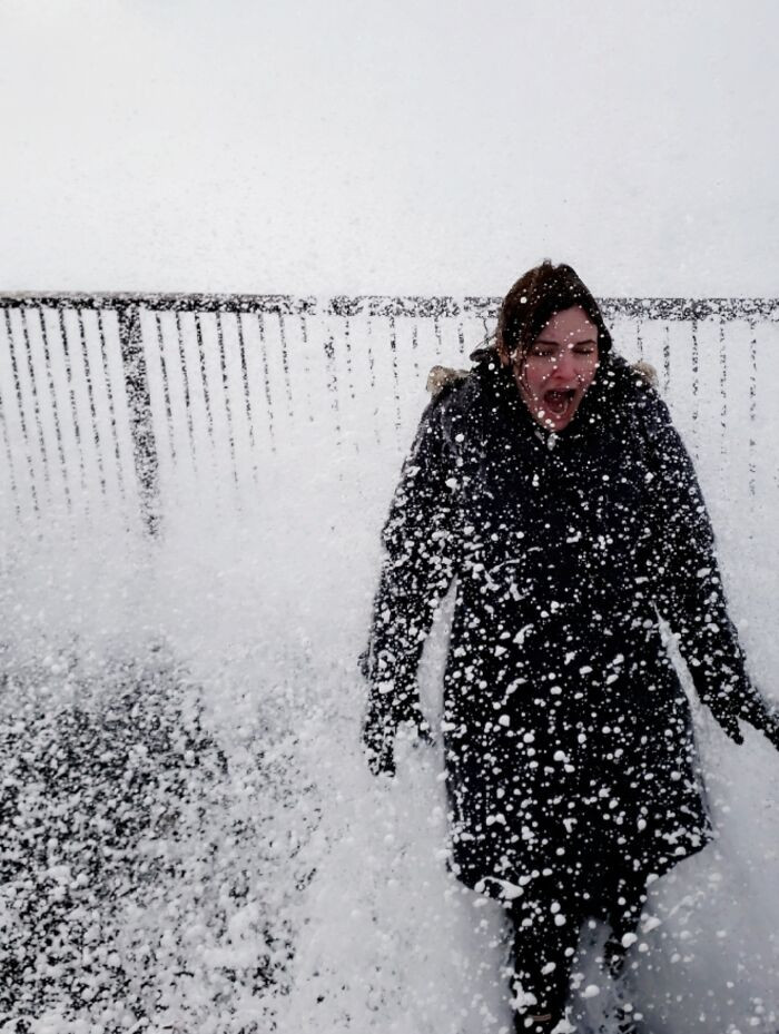 "I Asked My Boyfriend To Get A Cute Picture Of Me By The Ocean At Brimketill, Iceland"