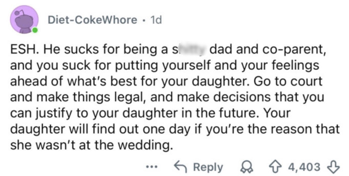 “Go to court and make things legal.”