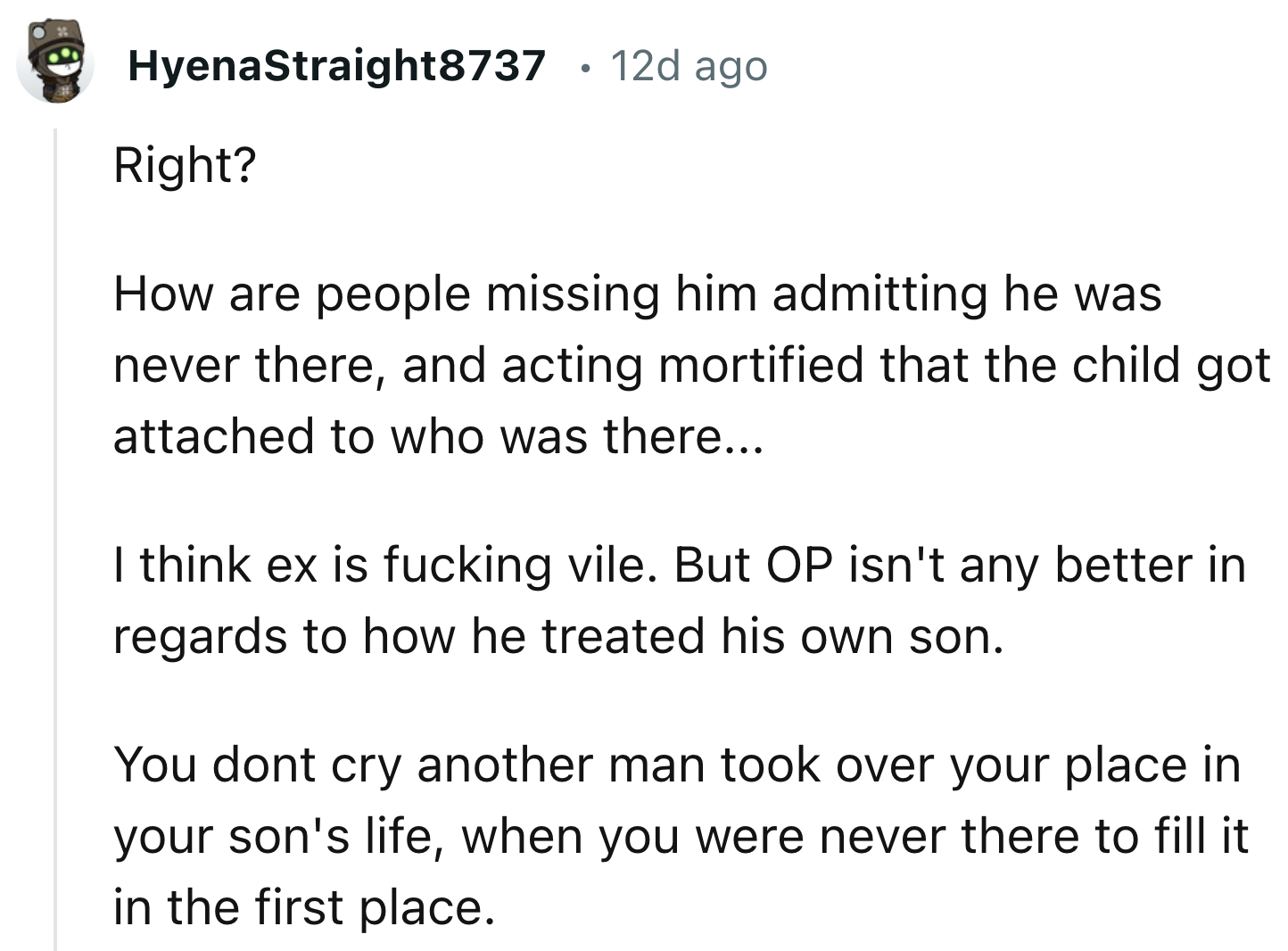 OP Is Not Better Than His Wife For How He Treats His Son