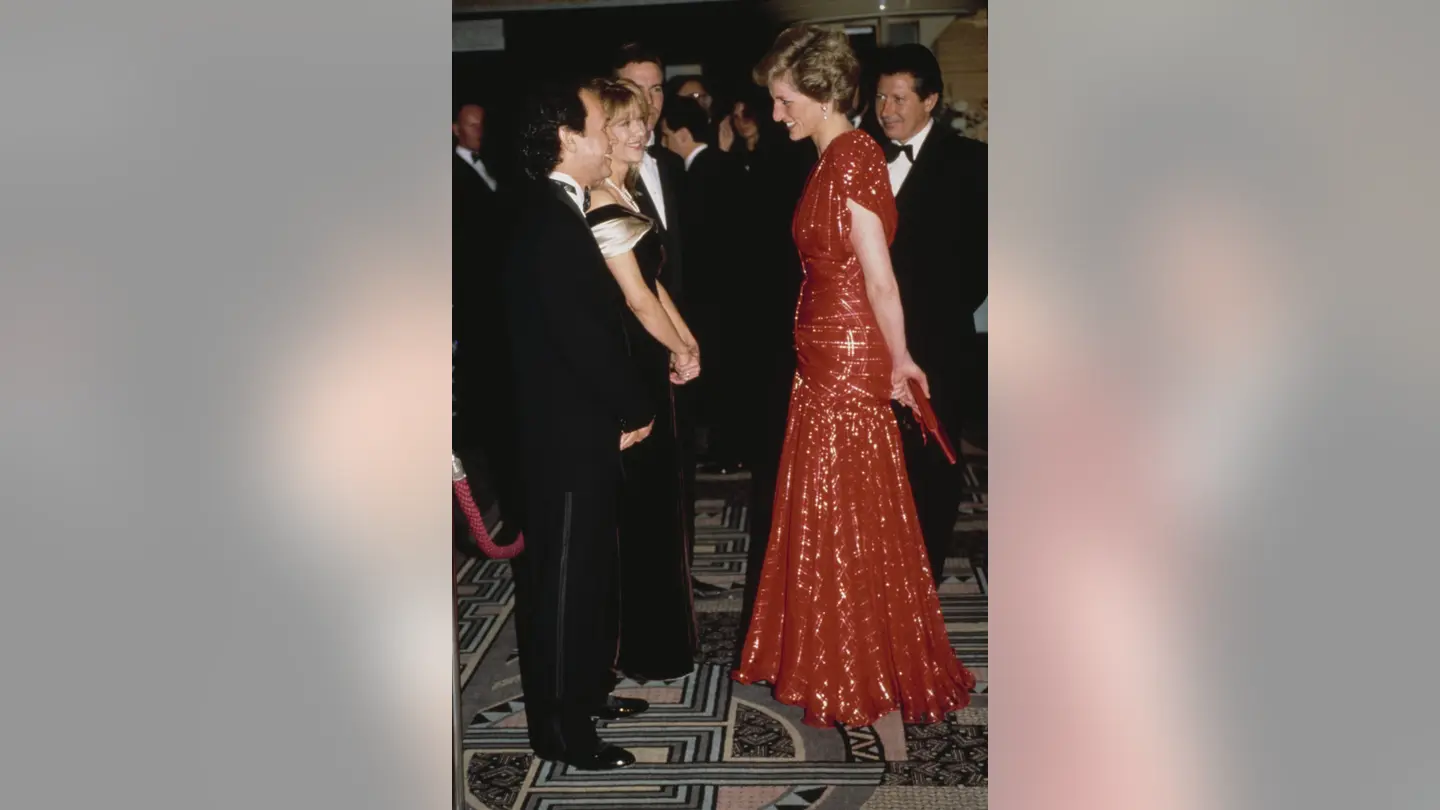 When Hollywood royalty meets British royalty: Billy Crystal, Meg Ryan, and Princess Diana share a night to remember