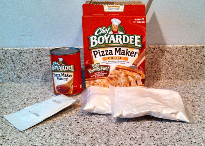 25. Chef Boyardee pizza