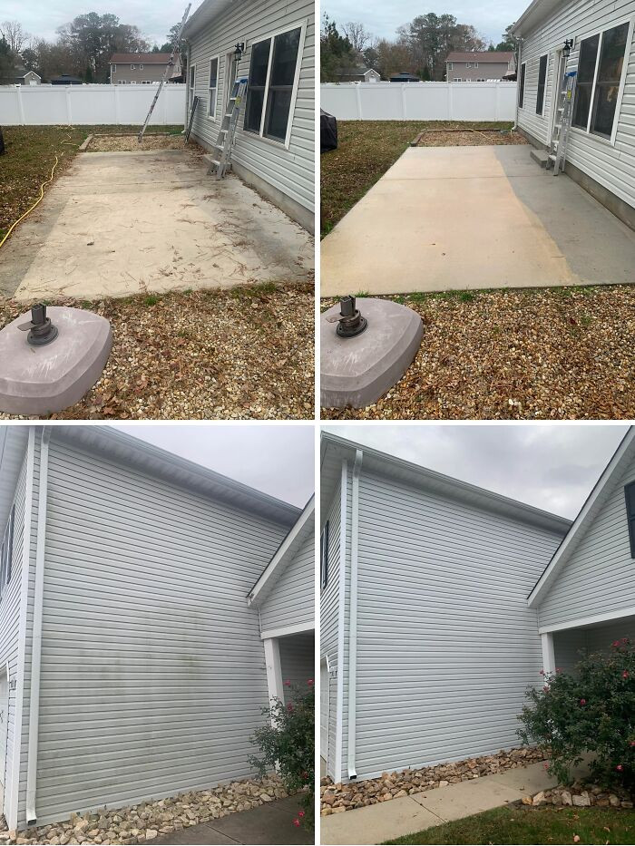 "Siding And Patio From Yesterday’s Job"