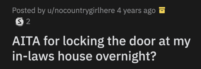 The entire weekend, OP was mocked with pointed questions