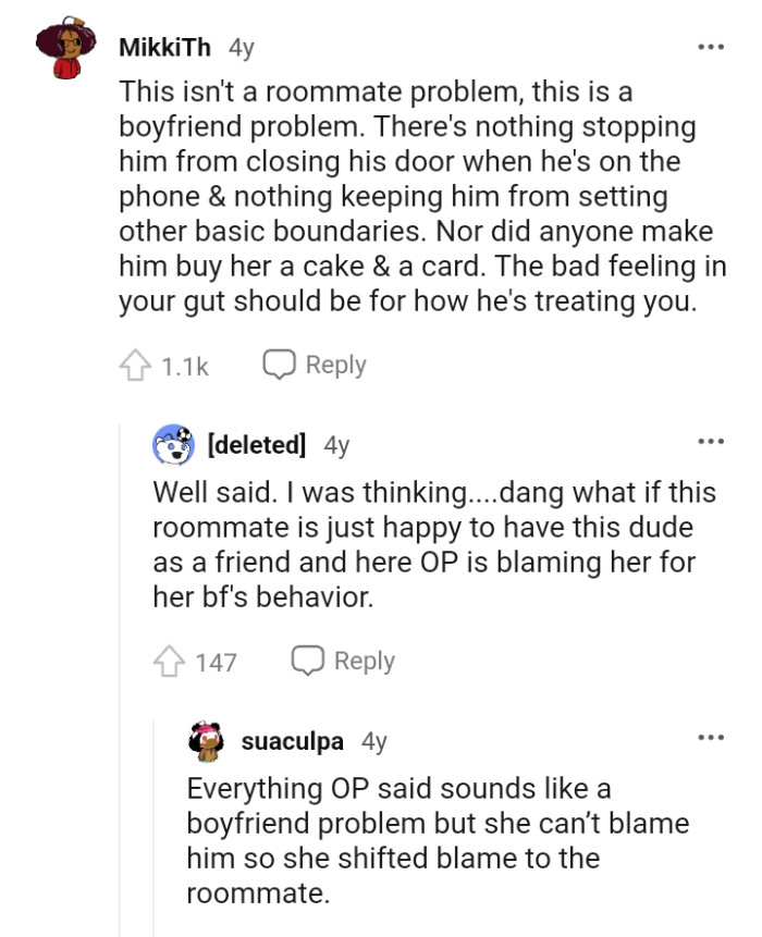 The Bad Feeling the OP Has Should Be About How She's Being Treated