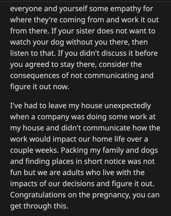 OP should check his budget and look for another place to stay until the construction in their house is completed.