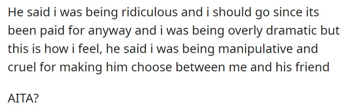 So she asked Redditors to help her with their unbiased opinions: