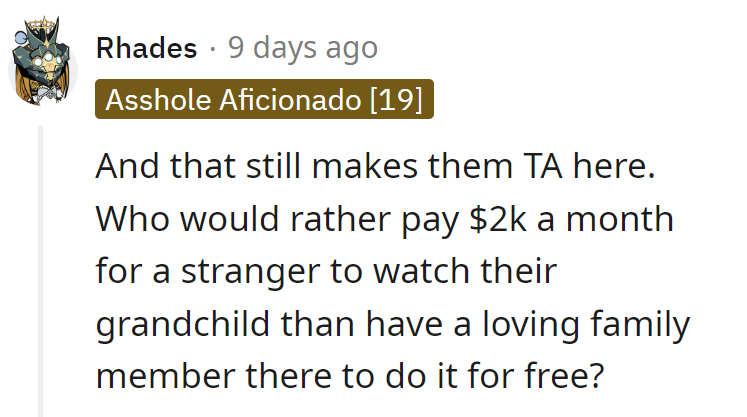 Who knew family love came with such a hefty price tag?