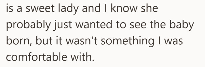 Even kindness can cross a line when it ignores how someone feels.