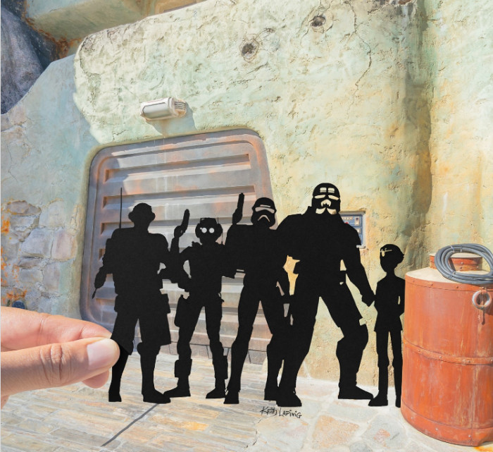 12. The Bad Batch lurking around Batuu at Disneyland