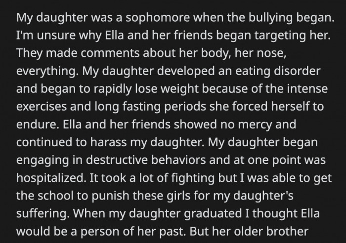 She planned another night out with the same women without letting Ella know but she still found out from OP's eldest son