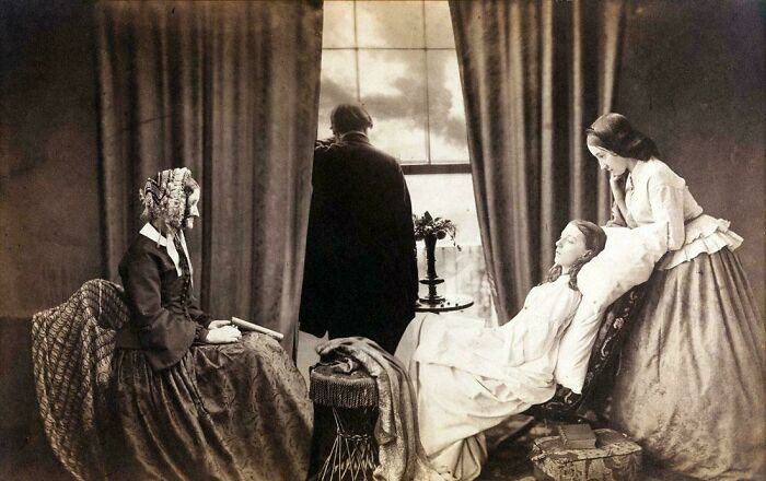 "One Of The Most Controversial Photographs Of The Period: 'Fading Away', 1858"