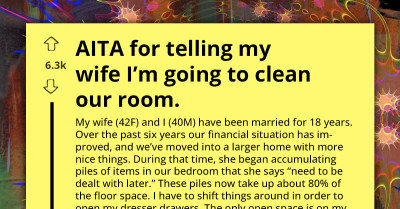 Man Can't Stand Wife's Hoarding - Is He Wrong For Enforcing A Yearly Clean