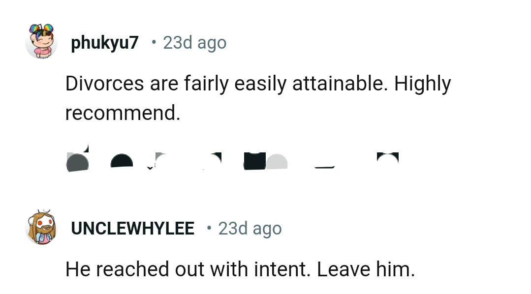 OP's Husband Reached Out with an Intention