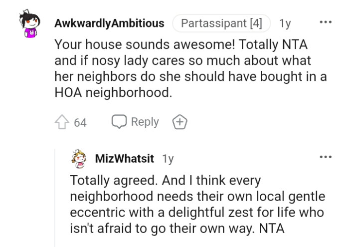 The OP's house sounds awesome