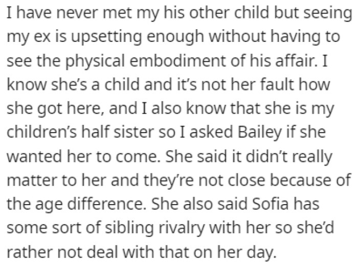 OP told him that she would think about it, but she wasn't keen on the idea