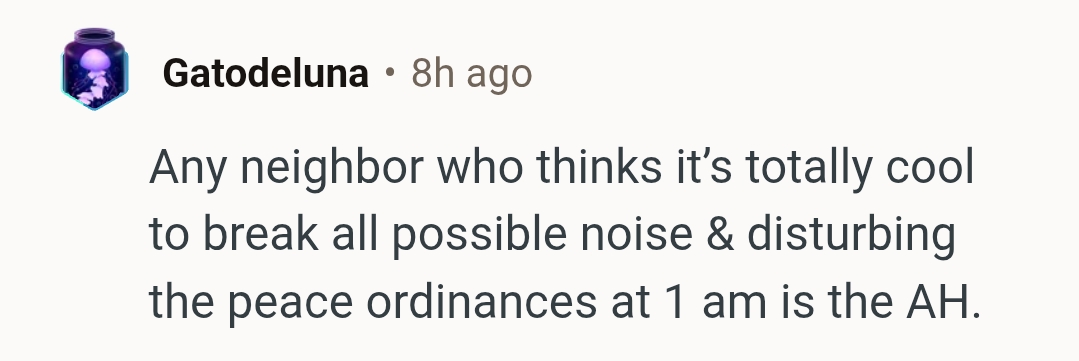 The neighbours are the AHs