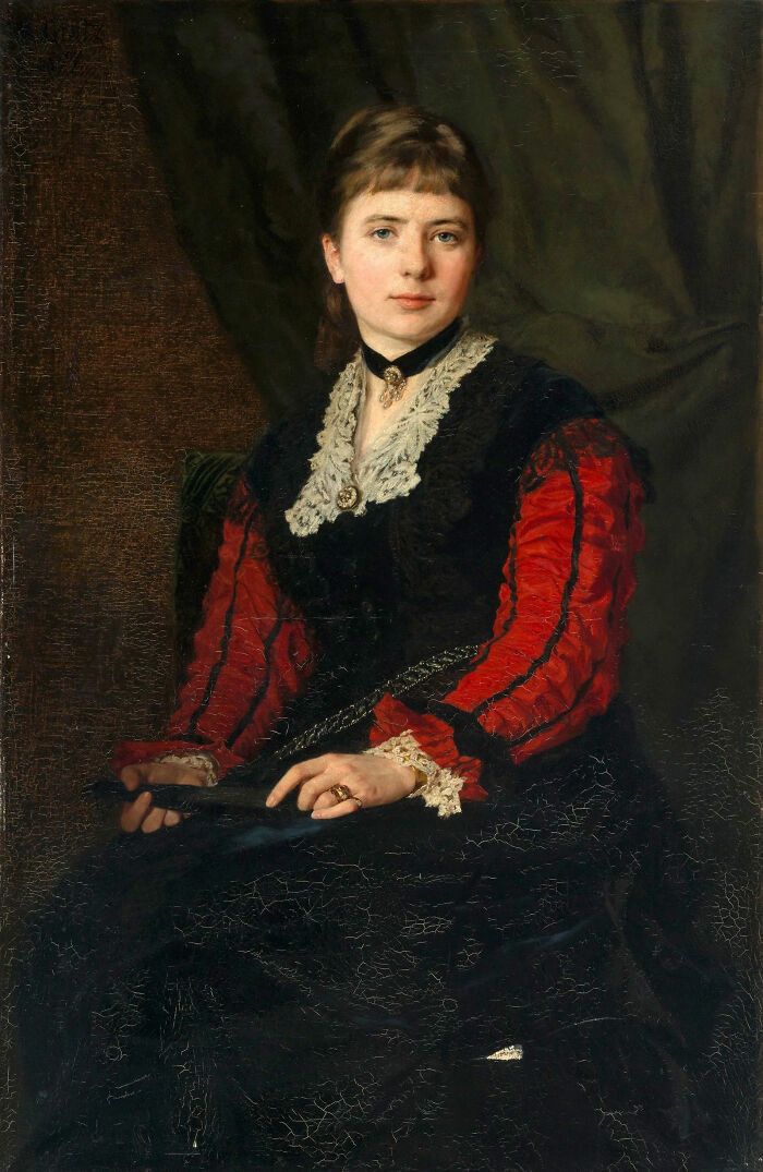 “Portrait Of Gunhild Gude” By Marie Gratz, 1877
