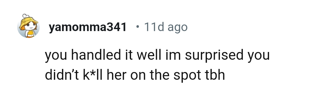 The OP handled things well