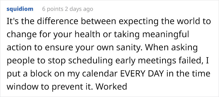 What This Commenter Did Instead