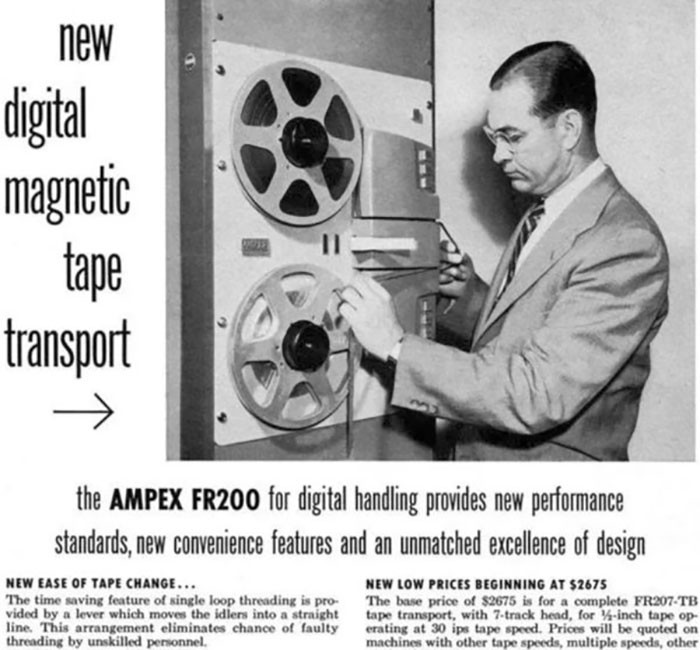 35. Ampex Fr200 Tape Transport: $2,675.00