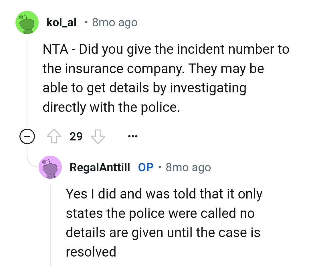 They may be able to get details