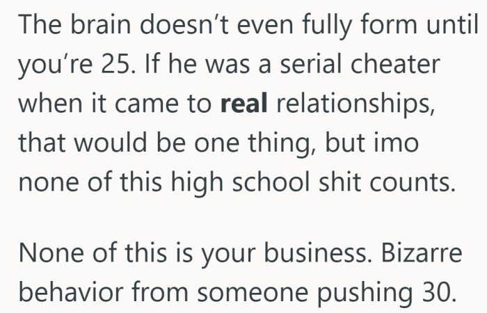 It reframes the whole situation as overstepping, not protecting.