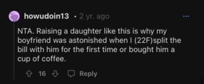We learn for way too long. Let’s try to be more considerate with our partners or even with family members or friends with whom you share the bill.