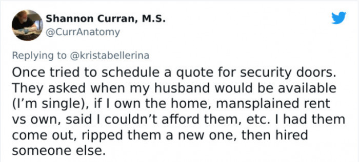 15. She wasted their time for wasting hers