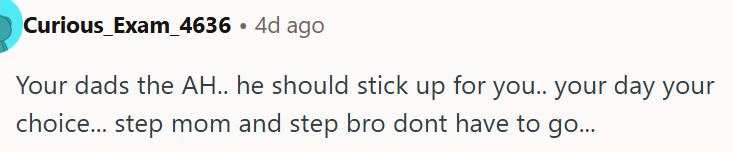 OP's dad is wrong.