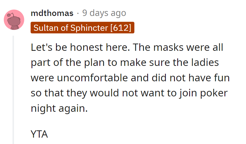 Mission 'Keep Poker Night for the Guys' accomplished, but at what cost?