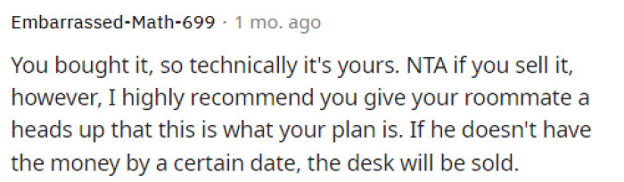 Technically, it is hers, so she can sell it however she'd like, but she should perhaps be considerate enough to at least inform him of her plans.