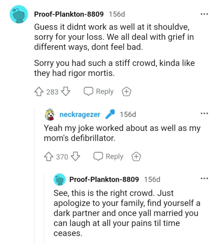 We all deal with grief in different ways so the OP shouldn't feel bad