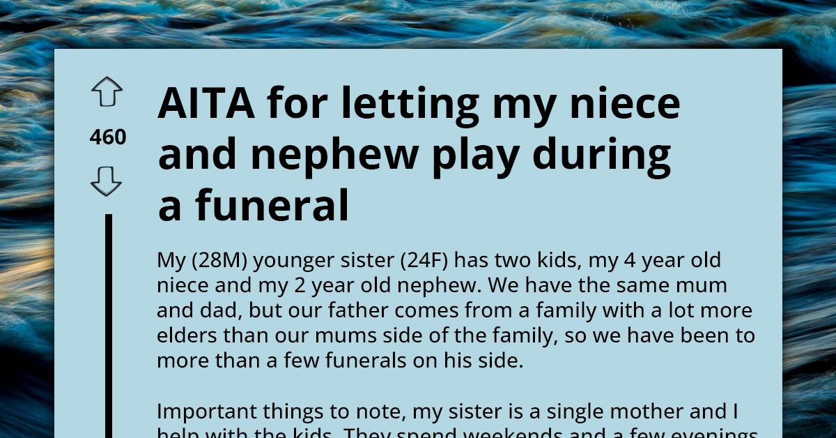 Woman Faces Criticism for Letting Nieces And Nephews Play With Toys At Funeral