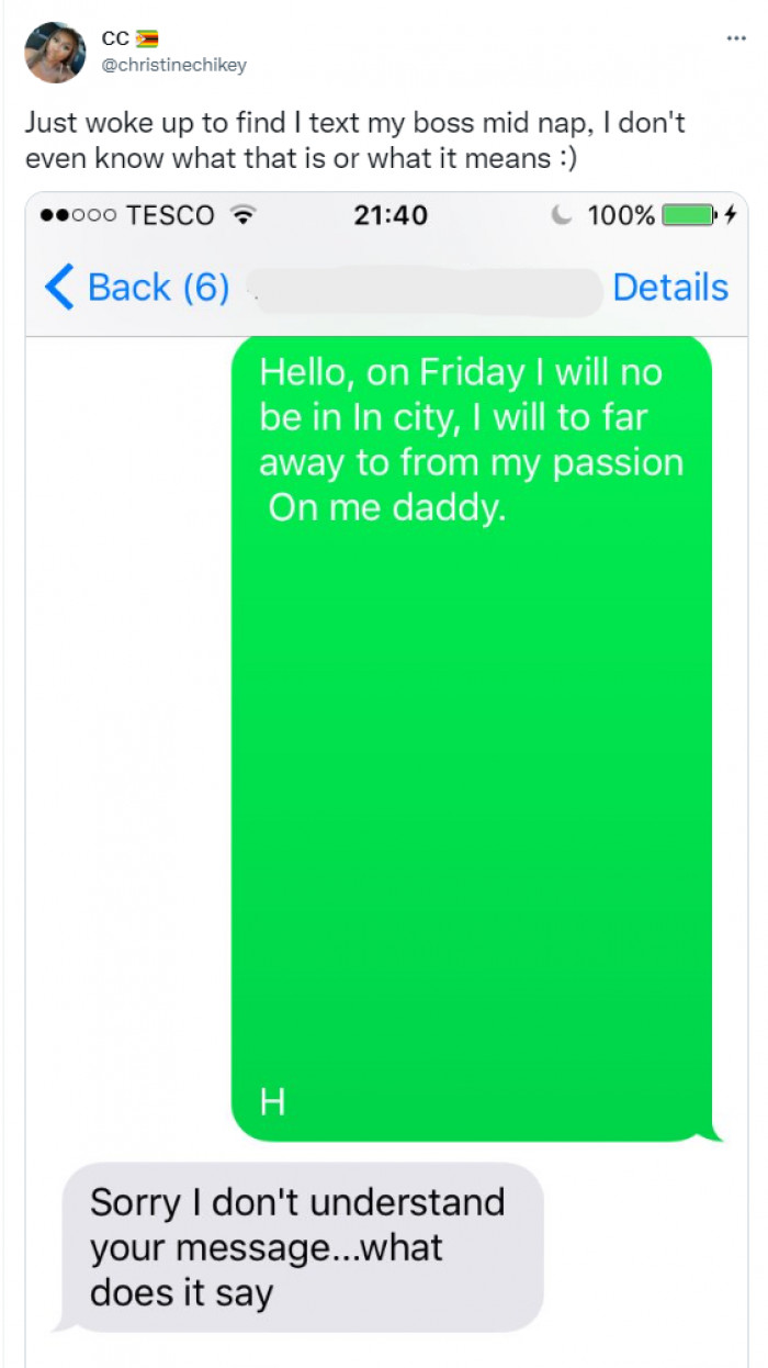 3. Do not nap and text under any circumstances