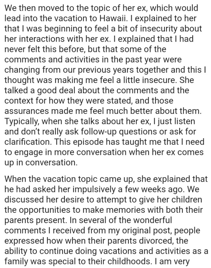 This episode has taught him that he needs to engage in more conversation