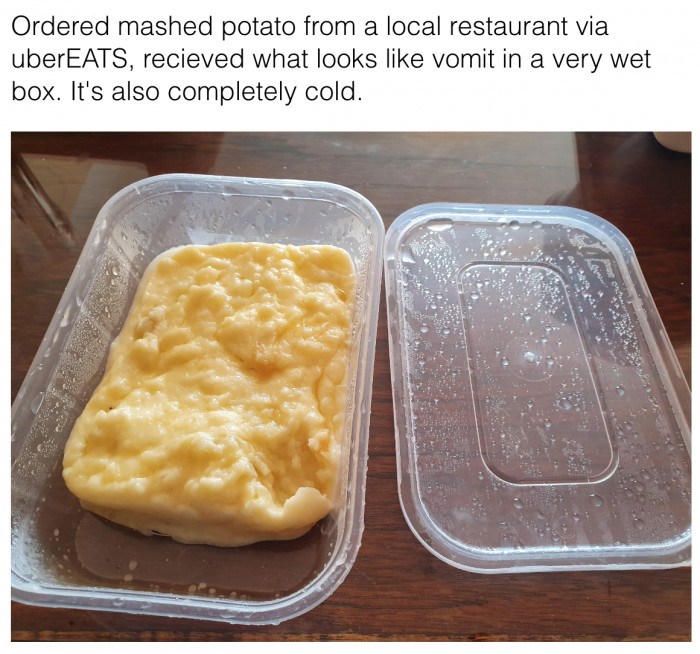 16. That is one scary-looking mashed potato.